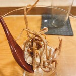 浅草じゅうろく - ほうじ揚げ蕎麦茶のアイスクリーム