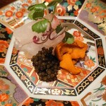 鈴田式 - 真鯛と雲丹のお造り