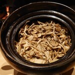 鈴田式 - 薪焼き松茸ご飯