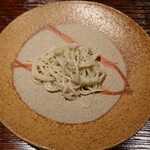 鈴田式 - 自家製十割蕎麦（群馬県赤城の常陸秋 ） 塩蕎麦