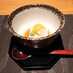 渓流荘しおり絵 - とろろ寄せ