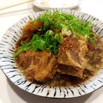 ラーメン哲史 - 牛バラ煮込み