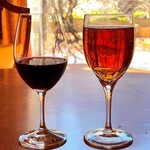 プティレストラン グーテ - グラスワイン赤＆ジンジャーエール辛口