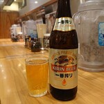 らあめん花月嵐 - 瓶ビール(600円)