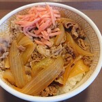 すき家 - 牛丼(並)。