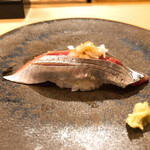 木挽町 とも樹 - 鯵のにぎり