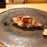 木挽町 とも樹 - 朝茹でのしゃこのにぎり