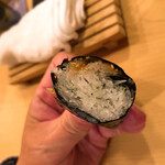 木挽町 とも樹 - ツマとたたき梅の海苔巻き