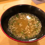 木挽町 とも樹 - 全部出汁の味噌汁
