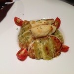 穂のか - フルーツトマトの冷製チーズホンデューです。トマトが冷たくて美味しい。