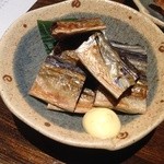 穂のか - 乾しサンマのあぶり焼きももちろん合います。