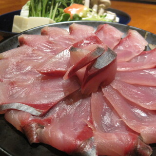 季節の鍋【佐渡産）鰤しゃぶしゃぶ鍋