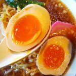 竹田の中華そば こっとん - 味玉も美味