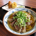 丸亀製麺 - 肉うどんセット 700円