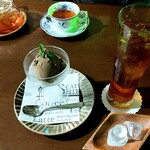 カフェテラス四季 - 紅茶＆ほうじ茶アイス