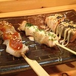 函館番屋ひとし - 魚串　半生でいただける海鮮焼き