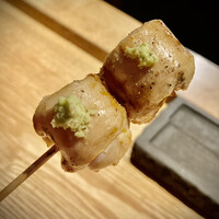 焼鳥 市松 - わさび焼き