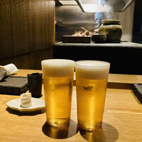 焼鳥 市松 - 生ビール