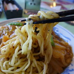 中国料理 西湖 - 麵は喜多方ラーメン風。