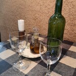 Ra Pasuta Tou - 水とグラス