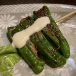 いづも - 青と肉詰 200円。