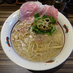 麺とカフェ処 悠然かしや - 背脂濃厚生醤油そば