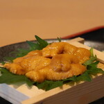 夢庵 - 料理写真:ミニ箱うにアップ
