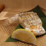 鮨 ゆうじん - 太刀魚塩焼き