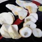松島蒲鉾本舗 - 牡蠣包み、むう、笹かま