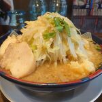 太一商店 - ラーメン並、野菜、ニンニク増量！