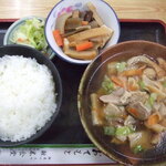軽米食堂 - 料理写真:鴨汁定食620円