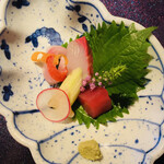 Nichigekka - 産直鮮魚の盛り合わせ