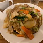 南海飯店 - かたい焼ソバ
