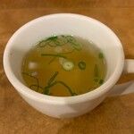 南海飯店 - かたい焼ソバのスープ