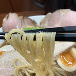 麺処 うきとみ - 魚介しょうゆそば大盛、煮干し油Ver.