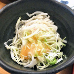 Sobadokoro Fukuzumi - 「舞茸そば天丼」の小鉢（蕎麦サラダ）