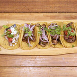 北出食堂 - 北出タコスのラインナップ