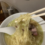 のスた - 麺リフト　細麺　少し柔らかい