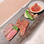 神戸牛 しゃぶしゃぶ おもき 離れ - 神戸牛ステーキ