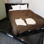 アーバイン広島エグゼクティブ - 変わった形のベッドルームでした