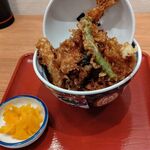 Tenpura Ebino Ya - 天丼550円