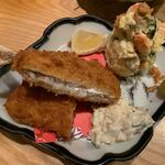 夜ノ焼魚 ちょーちょむすび - 【アジフライ】◎2020/10