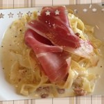 アルベロ - 生ハムのクリームソースパスタ
                                