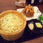 Marugame Seimen - 釜揚げ(並)＋小海老のかき揚げ