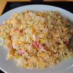 鉄人餃子坊 - ランチメニューのニンニクチャーハン