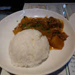 香港 贊記茶餐廳 飯田橋店 - 牛腩蘿蔔飯（牛バラと大根の煮込みご飯)