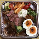 吉祥寺 三うら - 伊万里牛ステーキ重（1,980円）