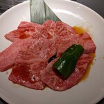 焼肉 せんりゅう - 和牛味わいカルビ定食1.5倍（1500円＋税）