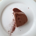 シェ・ヤマ - デザートのチョコムース。