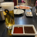 HACHI KOH - とりあえずのビールとタレ